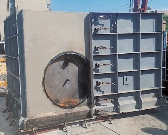 Cementa pārbaudes labi pelējums